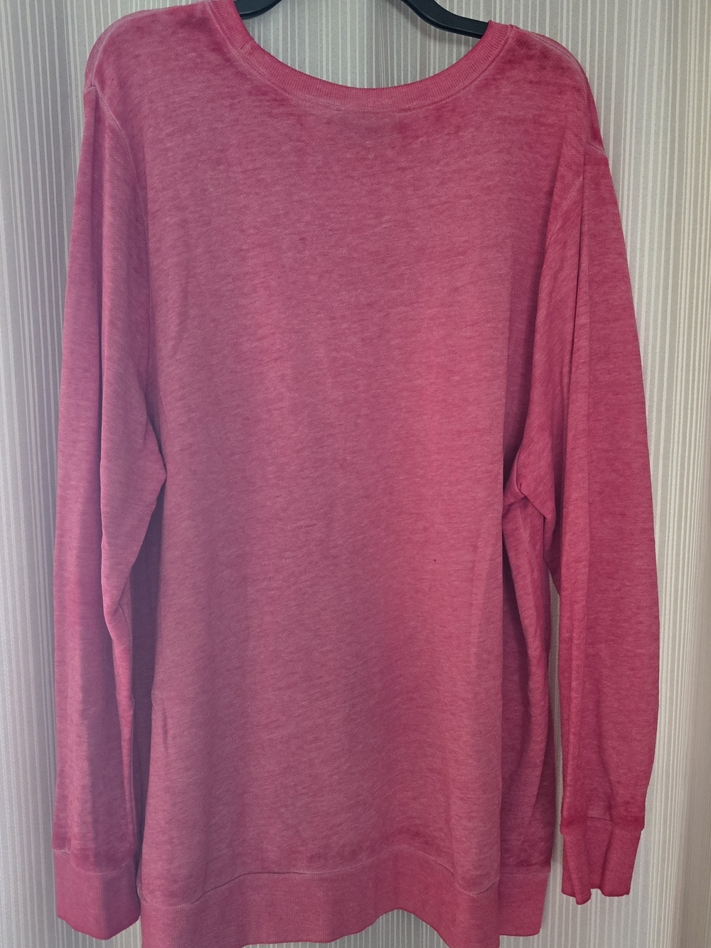 Lane Bryant Pink Butterfly Sequin Sweatshirt - Picture 2 of 3